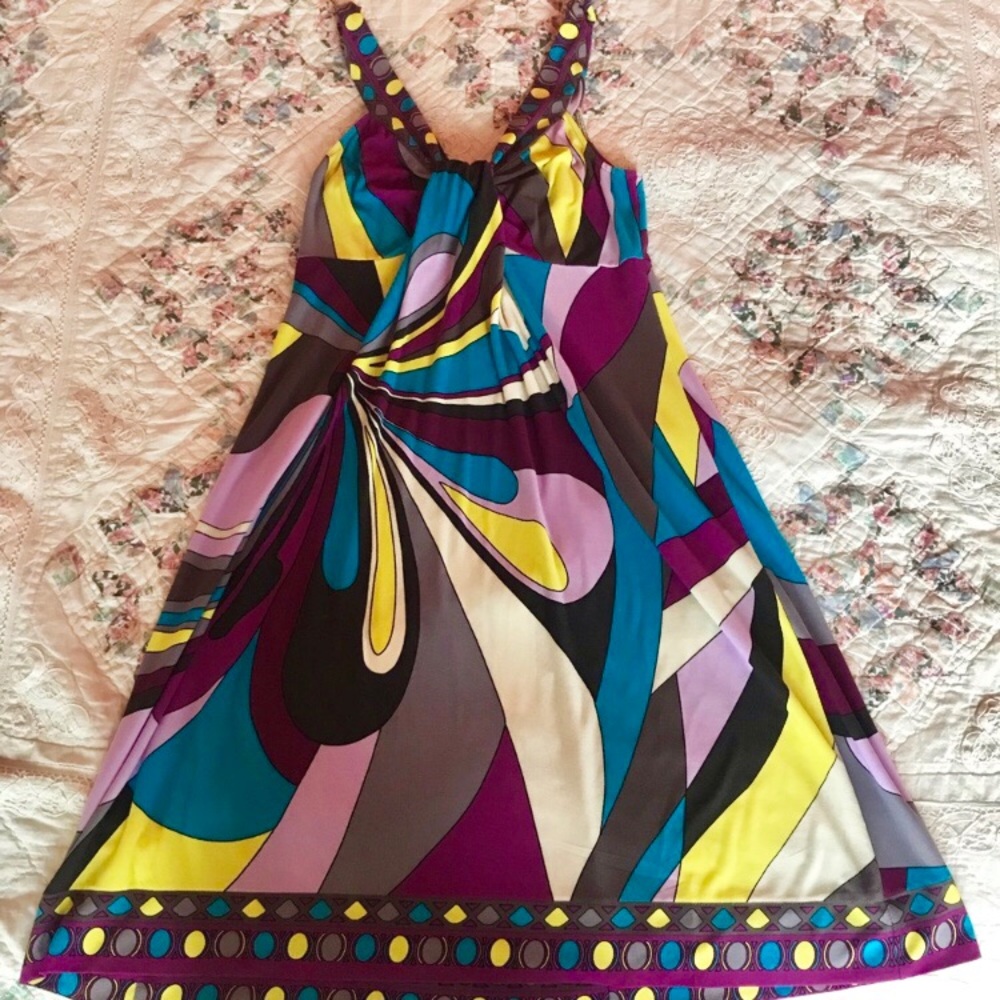 Donna Morgan Pastel Boho Dress